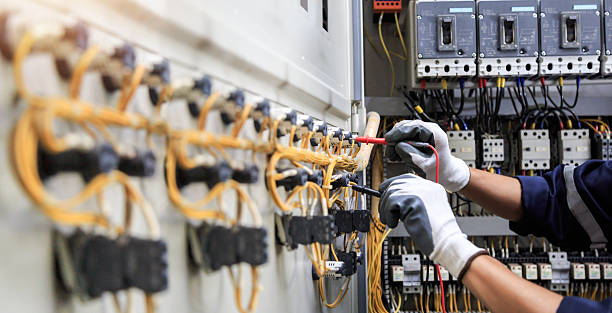 Professional Electrician technician working in Kinsley, KS